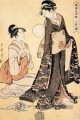 le Moineau Yoshiwara Kitagawa Utamaro ukiyo e Bijin GA